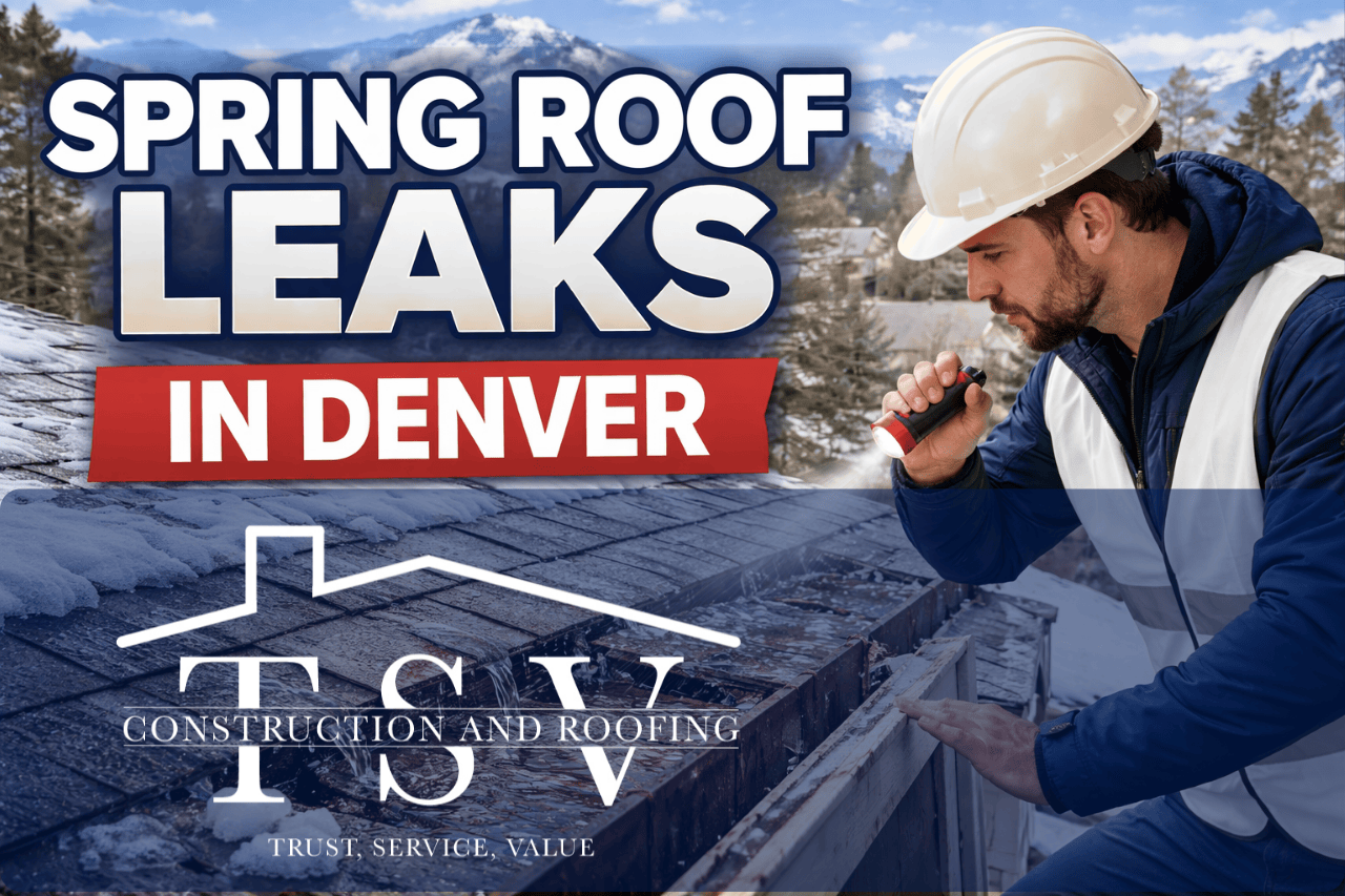 Spring Roof Leaks in Denver: How to Find the Real Source