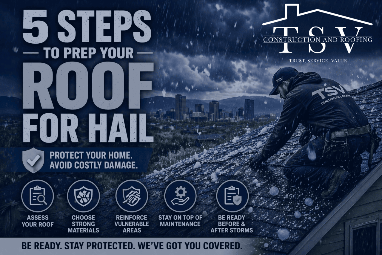 5 Steps to Prepare Your Roof for Hail in Denver
