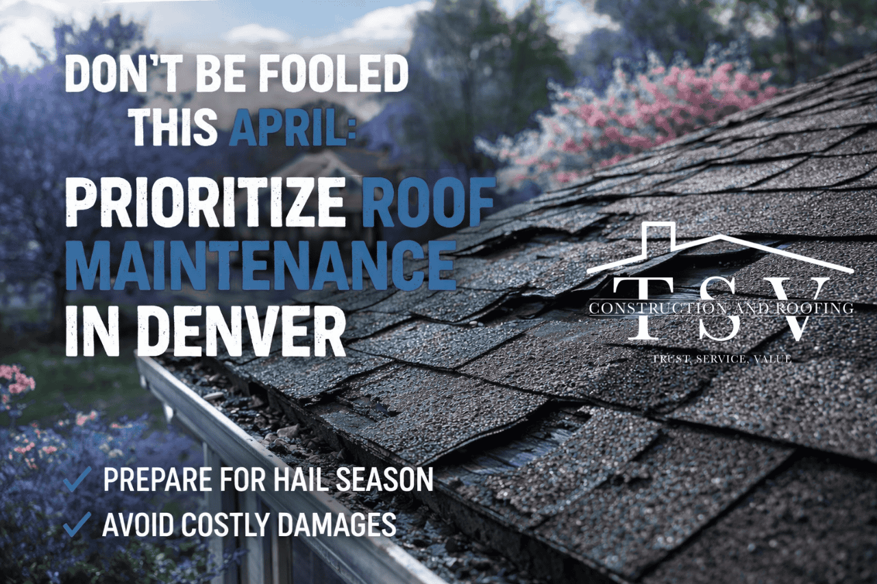 Don’t Be Fooled This April: Roof Maintenance in Denver
